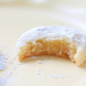 Chewy Lemon Snowdrop Cookies